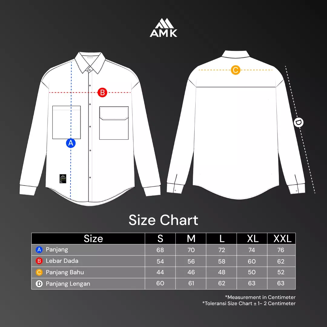 AMK Jacket Pria Lengan Panjang JC Jesse Dark Grey