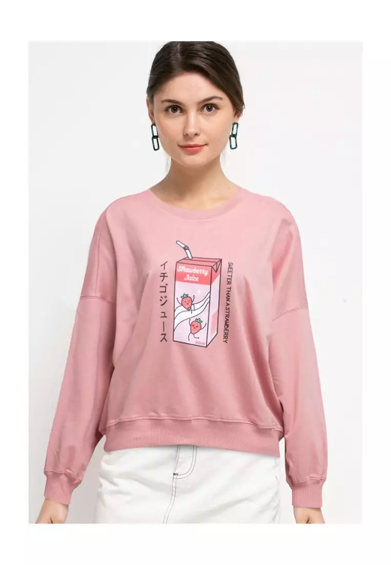 Sweater Wanita Sekala Pink