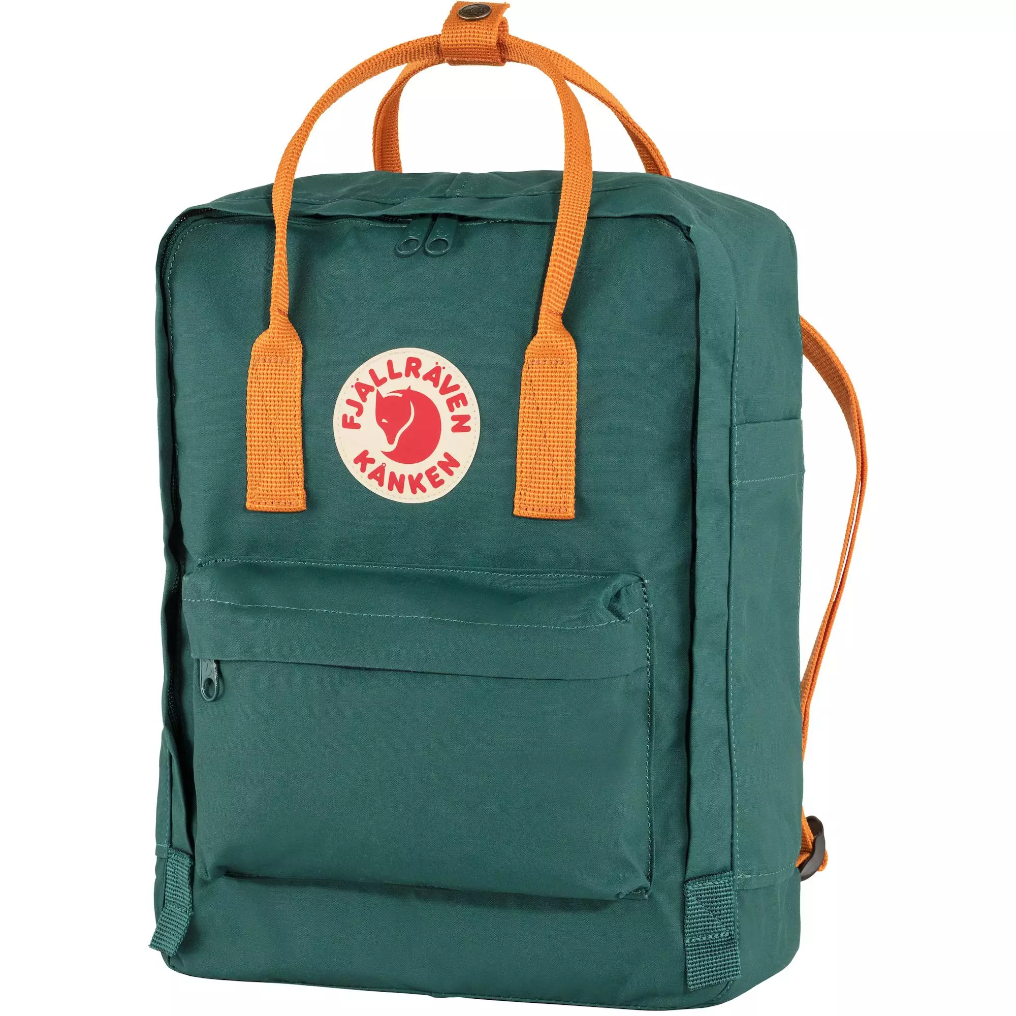 Fjallraven Kanken Backpack Arctic Green Spicy Orange F23510 667 206