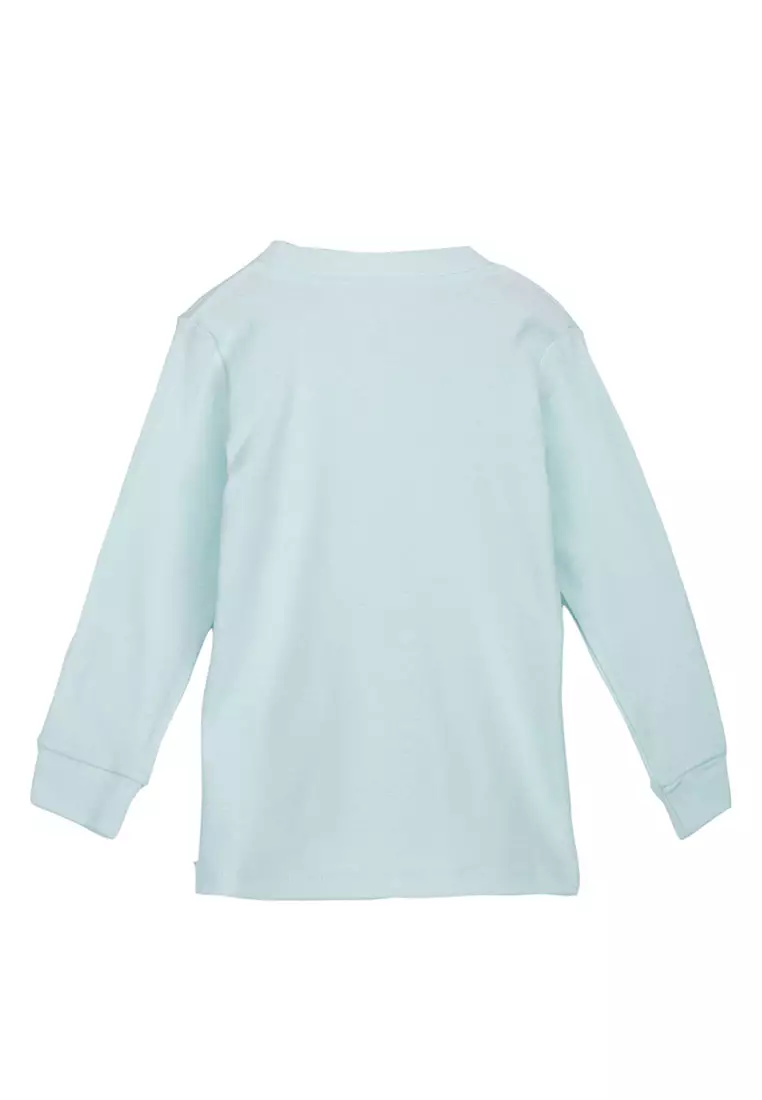 Move Two-Piece Long Sleeves Pajama Set For Girls