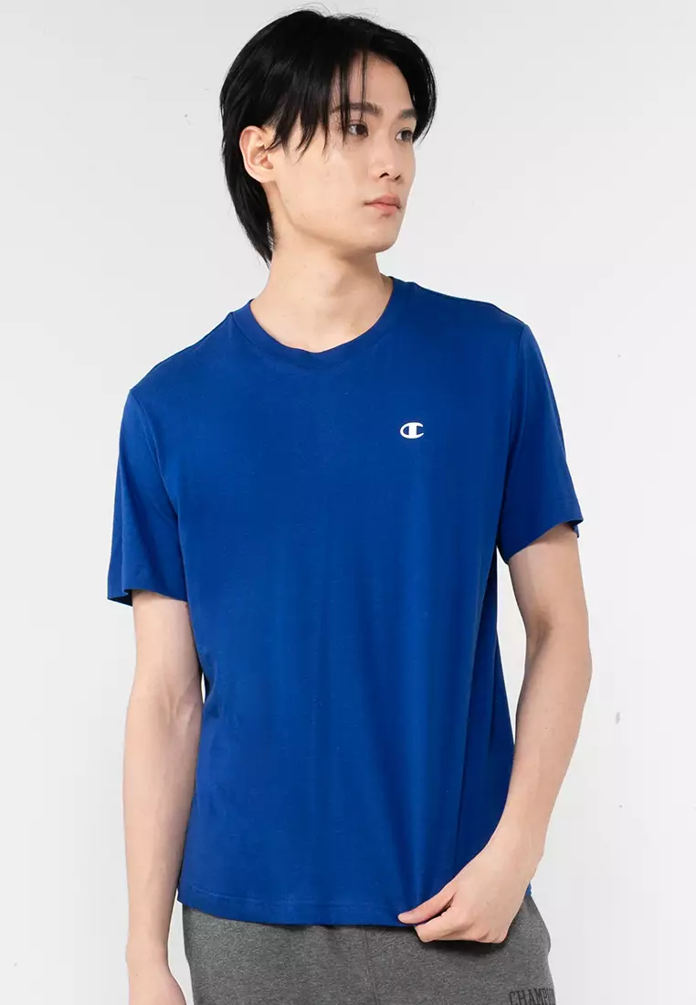 Champion blue t shirt best sale