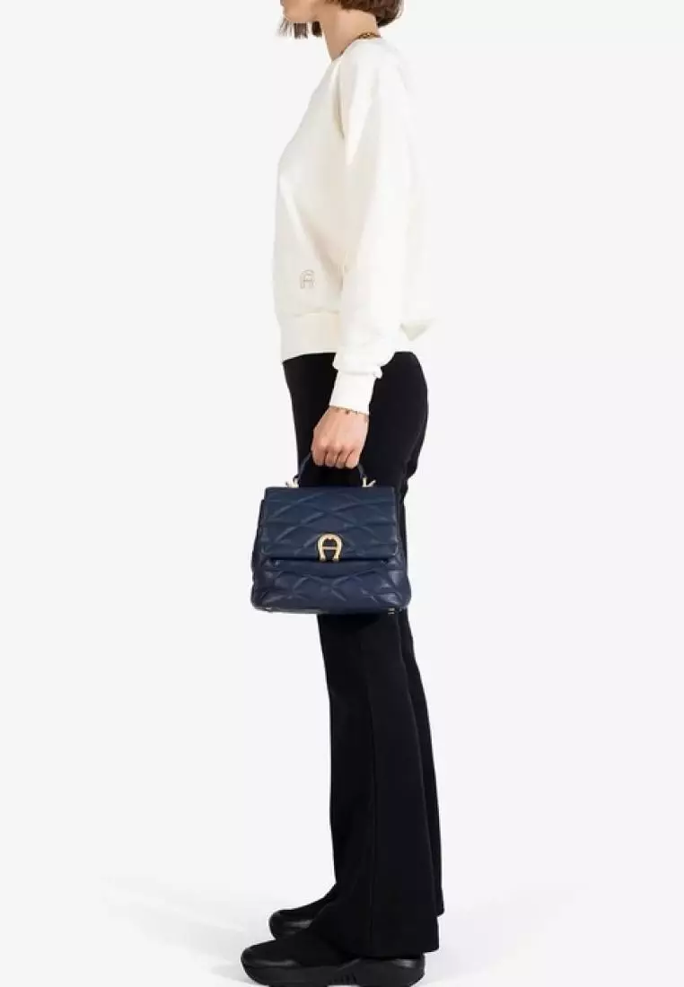 Aigner Maggie Handbag S Burgundy