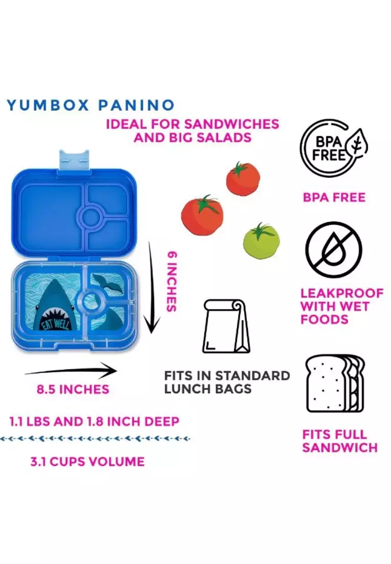 Yumbox True Blue Shark Panino Bento Box