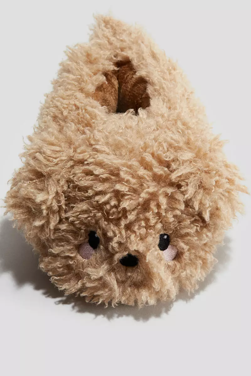 Fluffy slippers