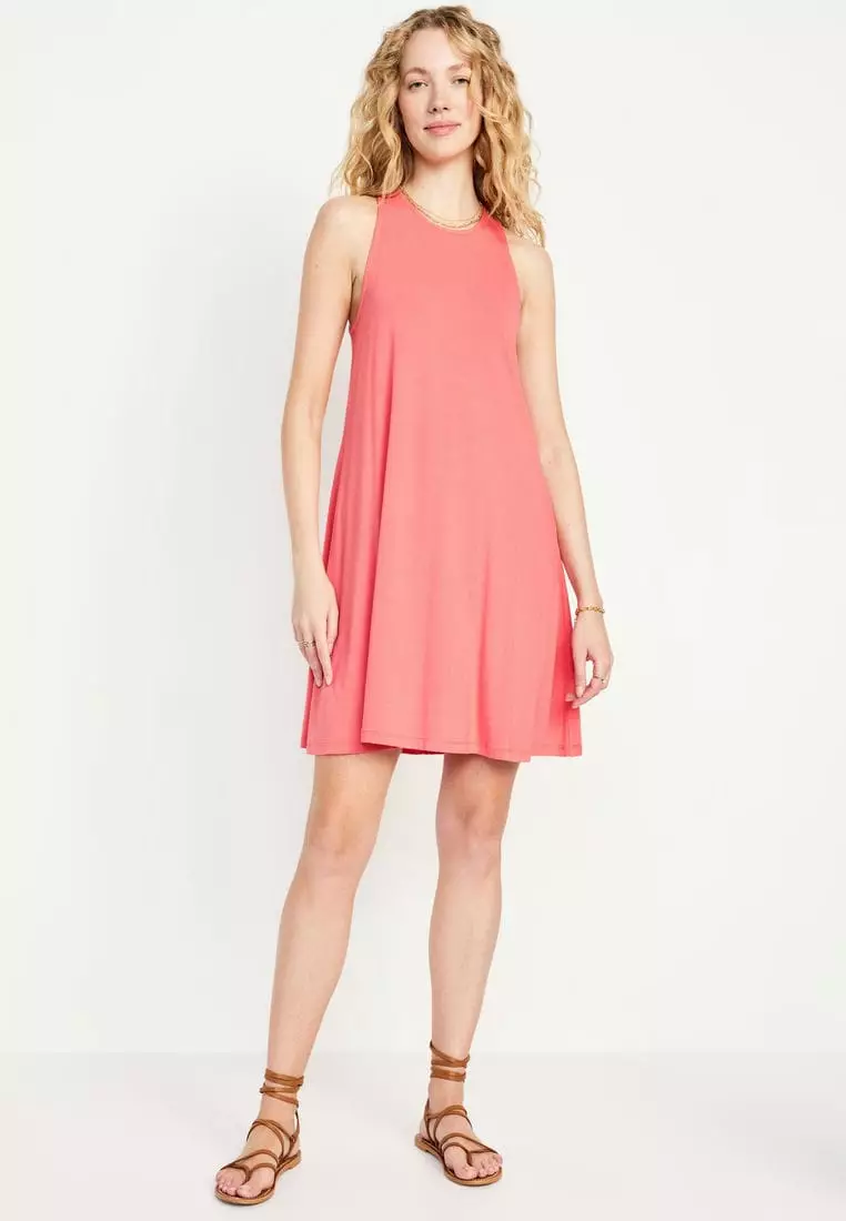 Sleeveless Mini Swing Dress