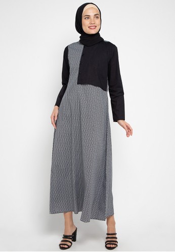 Tula Maxi Dress by AZZAR (Hitam)