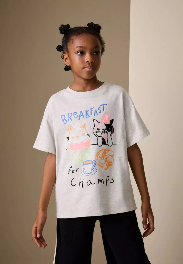 Oversized Graphic Print T-Shirt