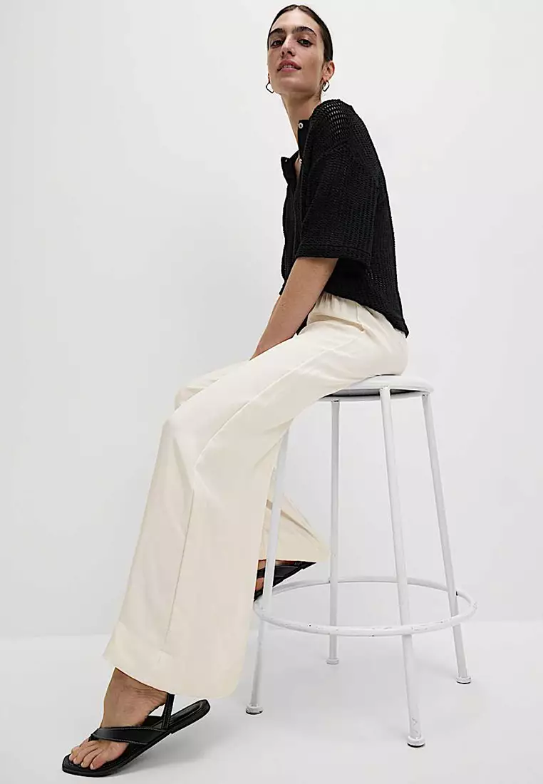 Wide Leg PalazzoTrousers