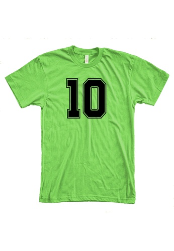 MRL Prints green Number Shirt 10 T-Shirt Customized Jersey DCB64AAD445C52GS_1