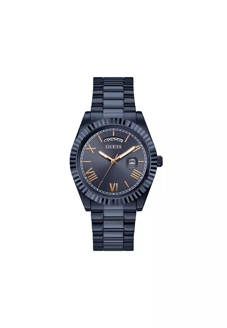 Guess navy blue watch outlet