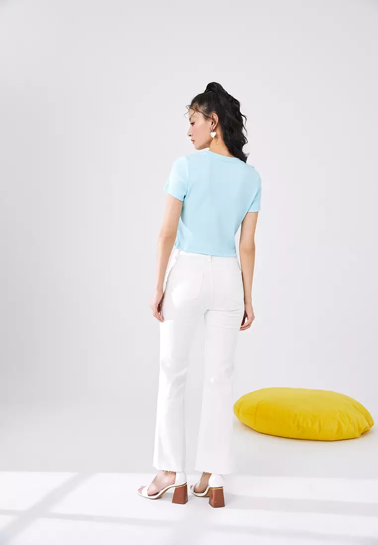 'Summer' Knitted Cropped Top