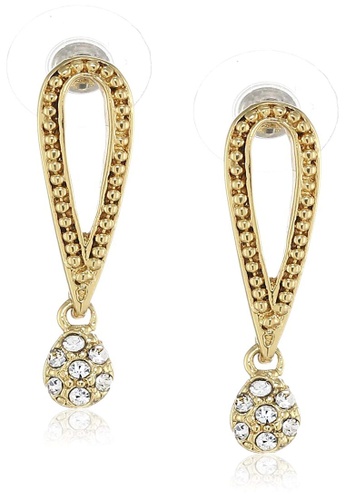 estele gold Estele Gold Plated Exclamation Drop Earrings For Women 7BF46AC13AA931GS_1