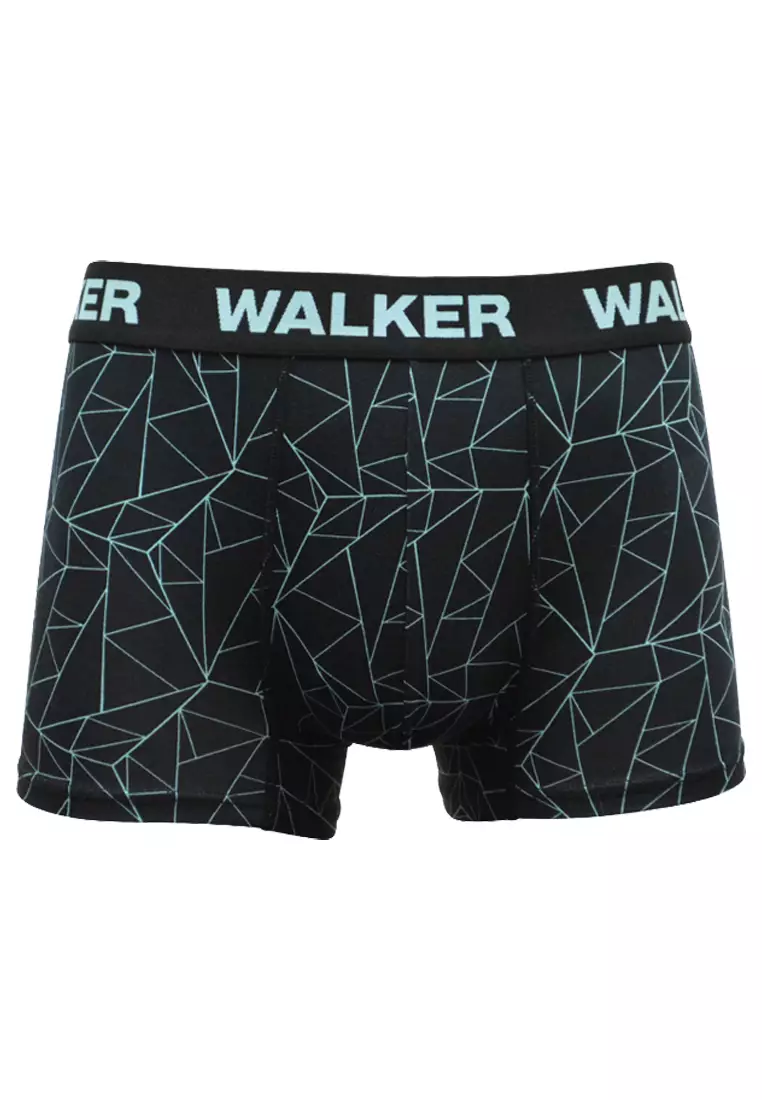 Buy Walker Underwear Seamless Stretch Cotton Boxer Brief in Grey