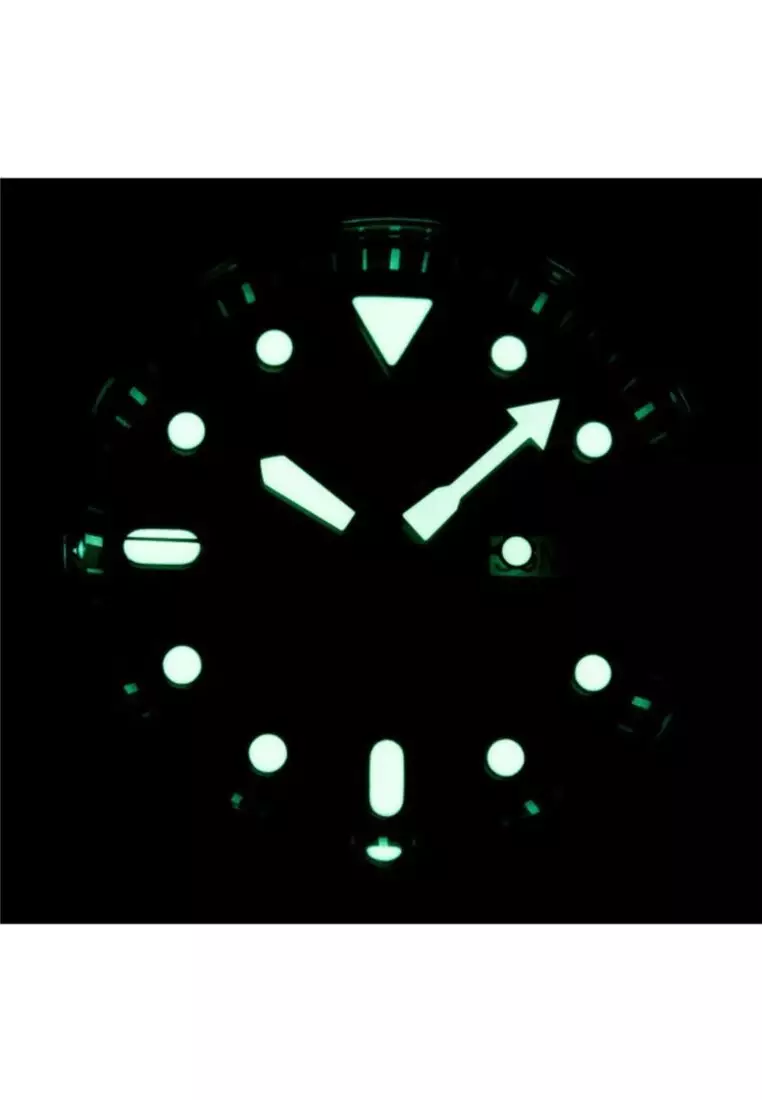 Superman SRPD63K1 Automatic 100M Jade Green Dial Stainless Steel Bracelet Gents Watch