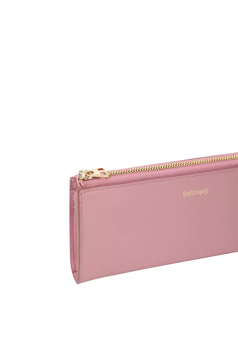 L-Zip Long Wallet - Candy Pink