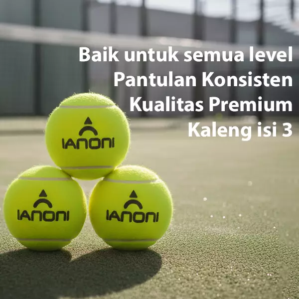 Bola Padel Premium Ianoni Pro Balls Original isi 3