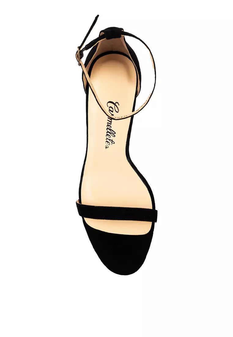 One Strap Block Heels