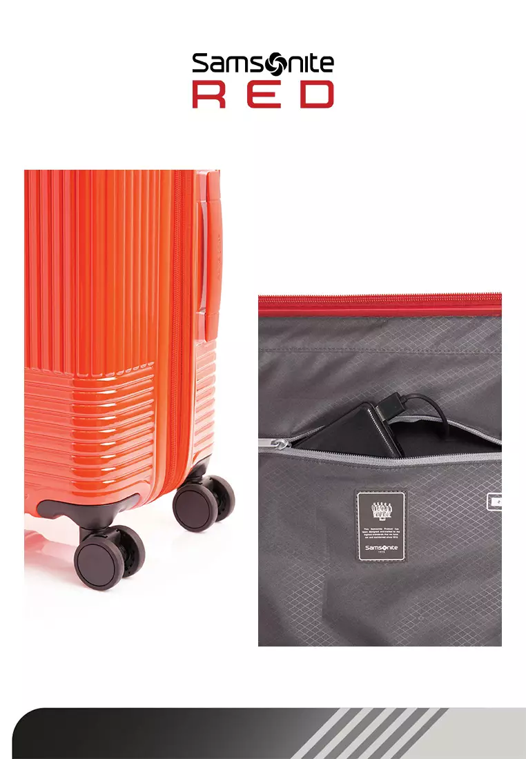 Samsonite Koper Hardcase Apinex Medium 25 inch - Glossy Orange Red