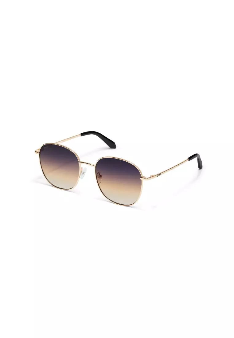 Jezabell Sunglasses - Gold/Futuredusk Poppy