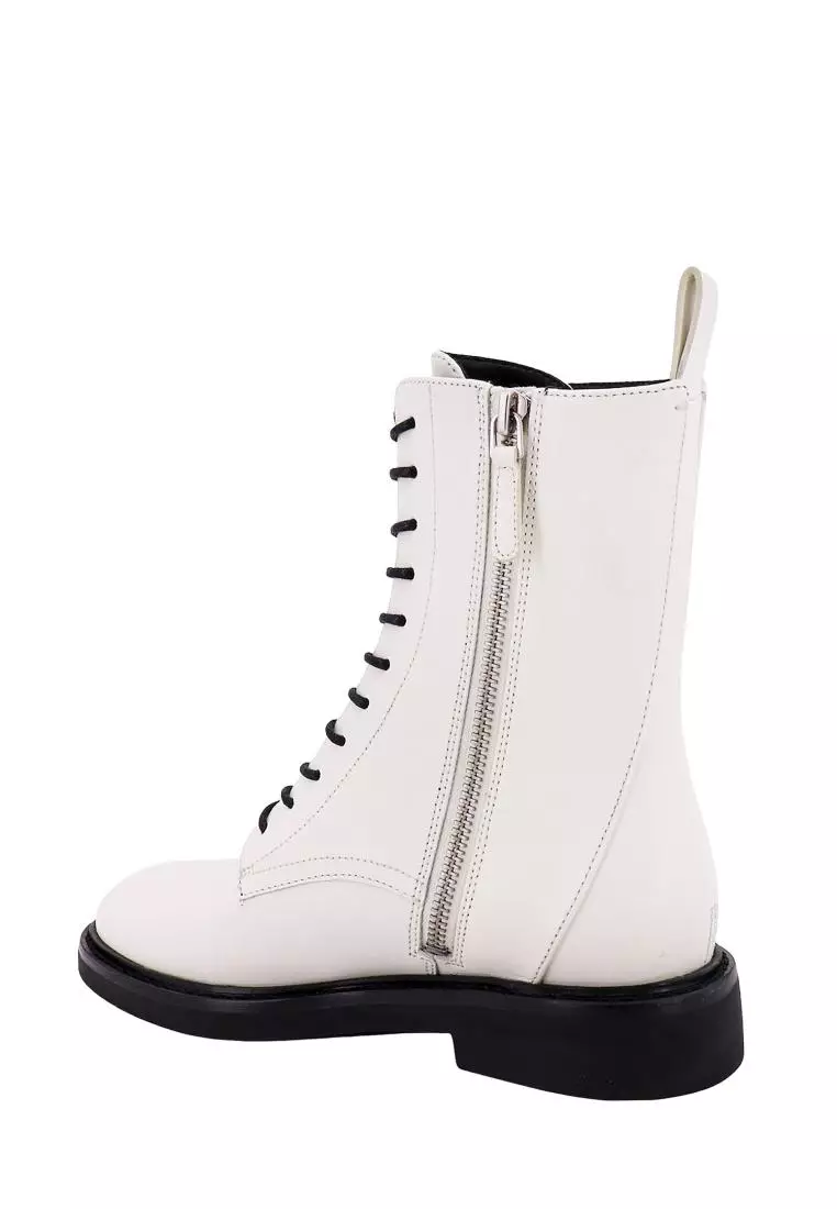 Tory burch lace hot sale up boots