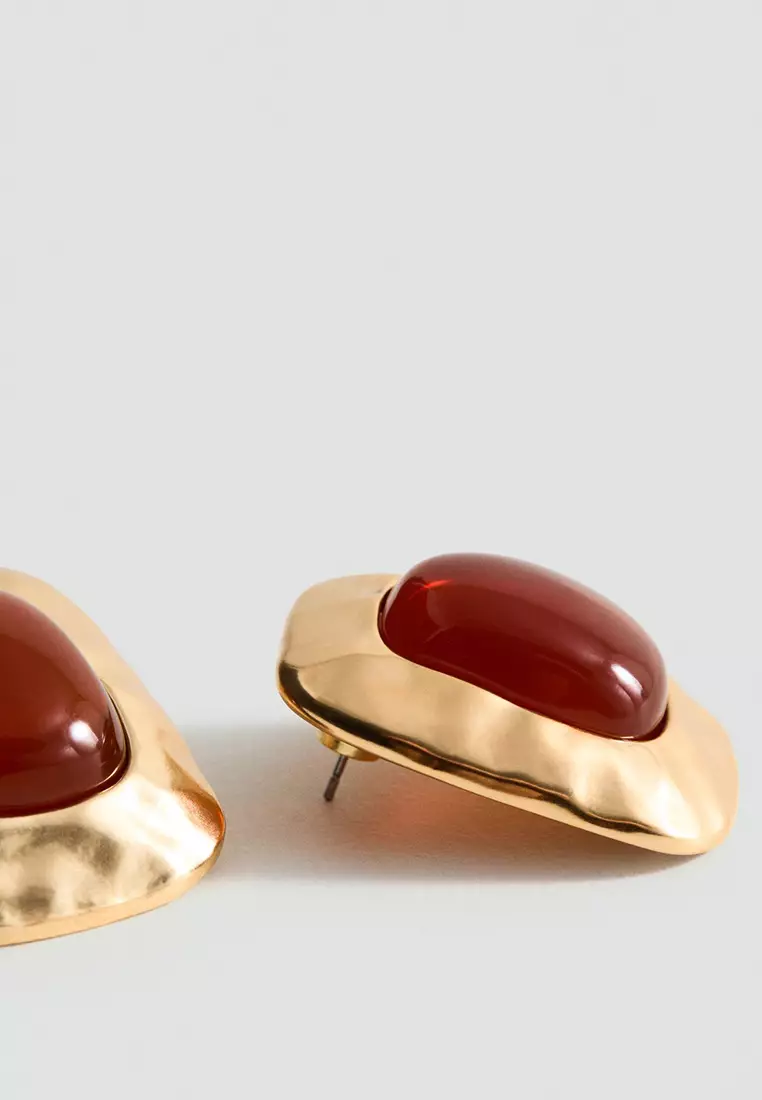 Combined Stone Earrings