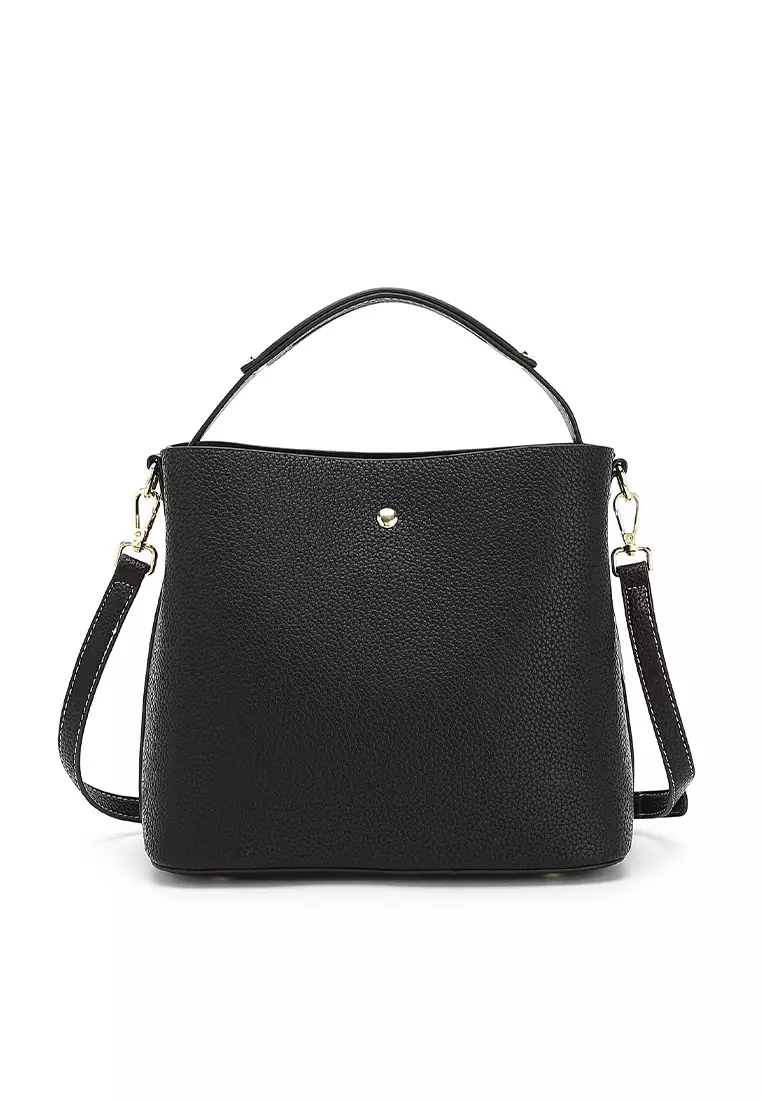 Women's Top Handle Bag / Sling Bag / Crossbody Bag (Tas Selempang / Tas Tangan) - Hitam