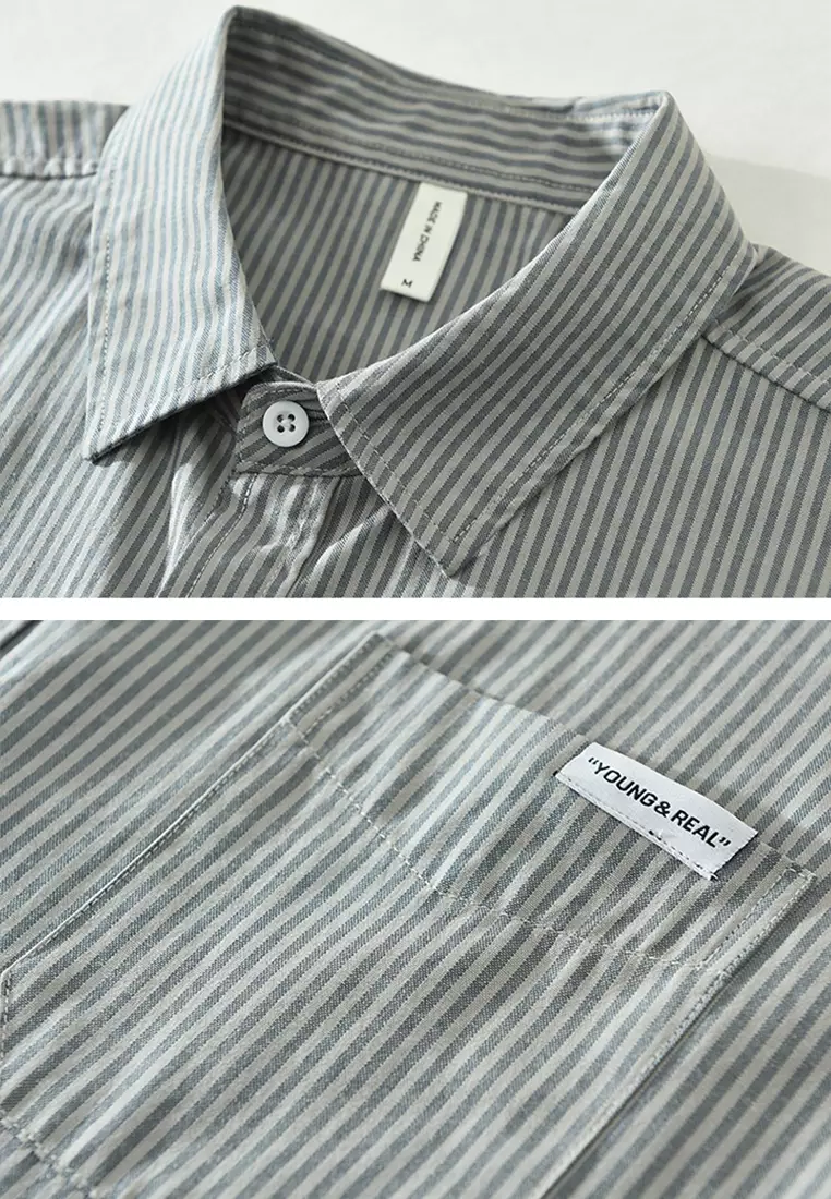Japanese Striped Casual Shirt WM7251