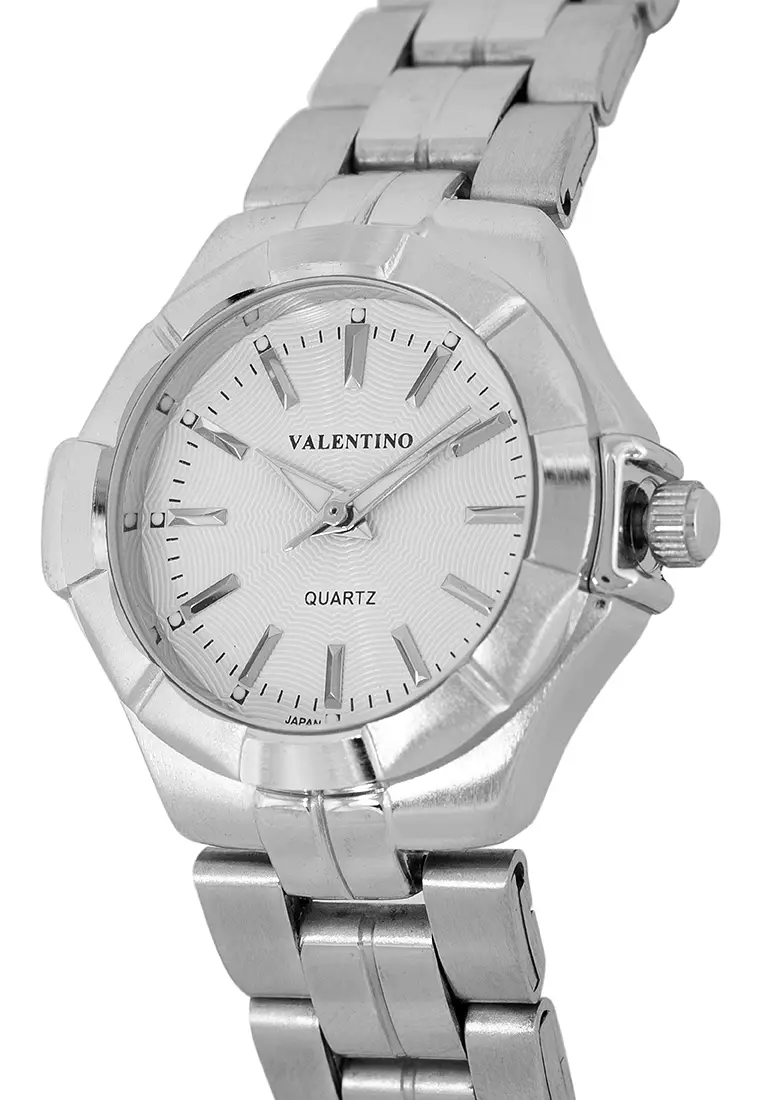 Analog Watch 20122263-Sil Ves - Wht Dial Line