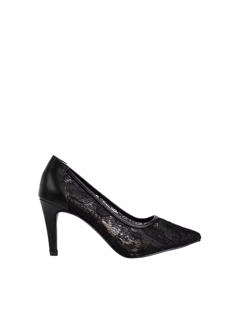 Discount on Happy2U  shoes - SKU: Rayna Lace Pump Heels