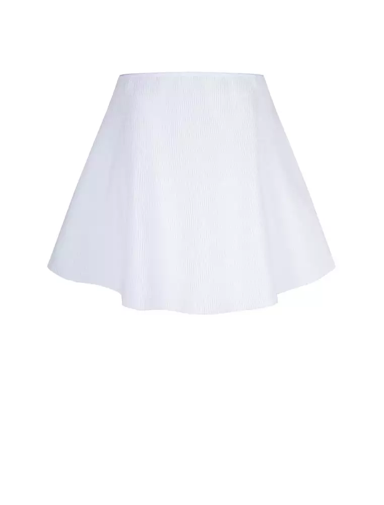 A-Line Short Waist Skirt