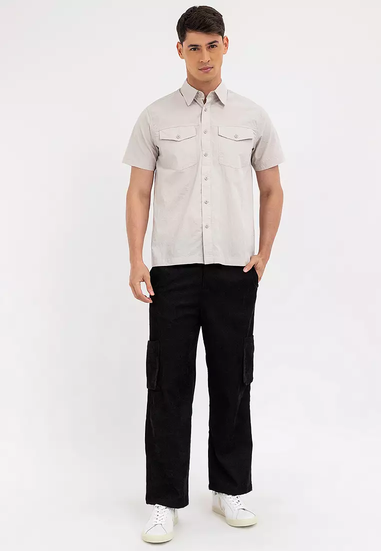 Men's Polo #2 Button Down Beige