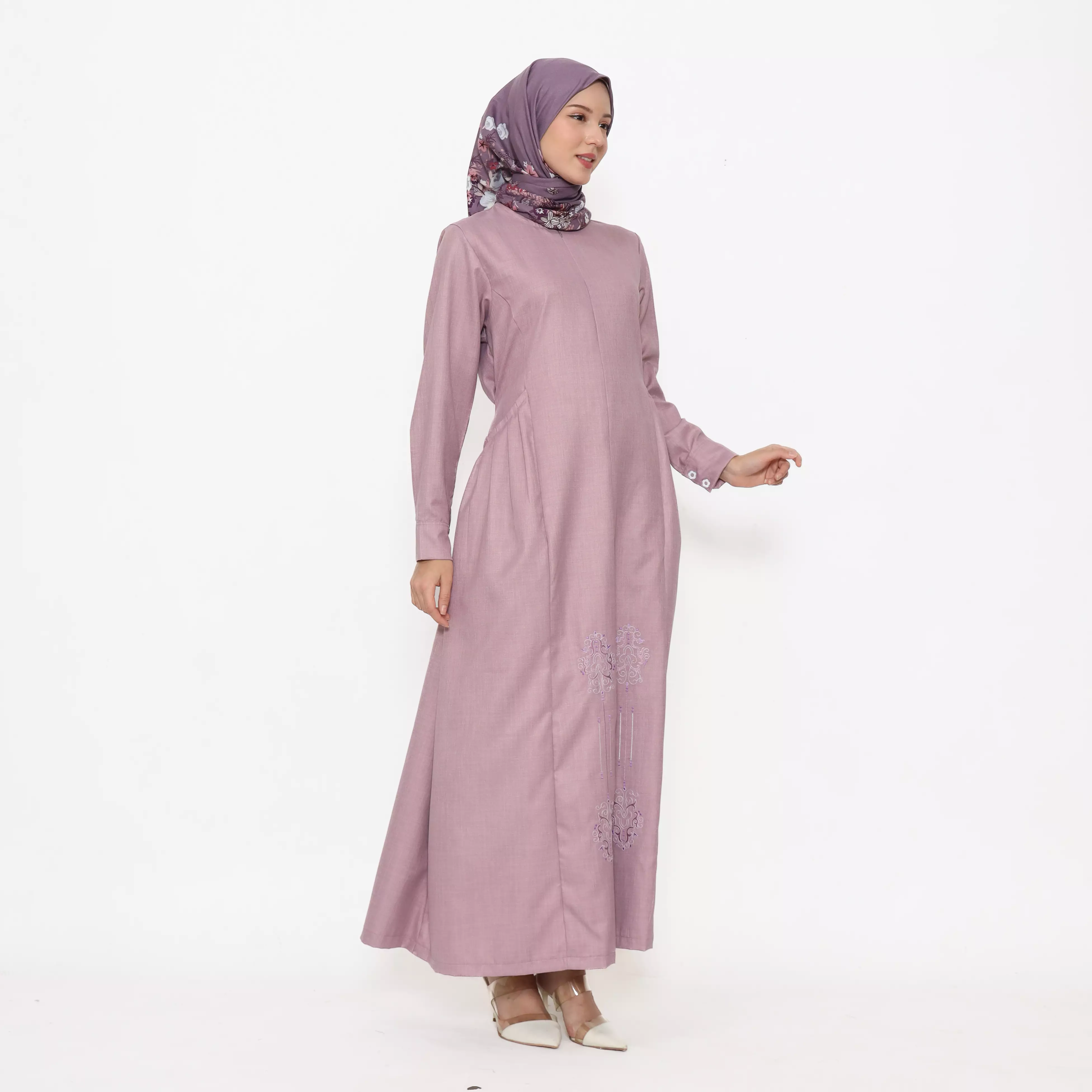 Gamis Sarimbit Wanita GMS 07 Mauve