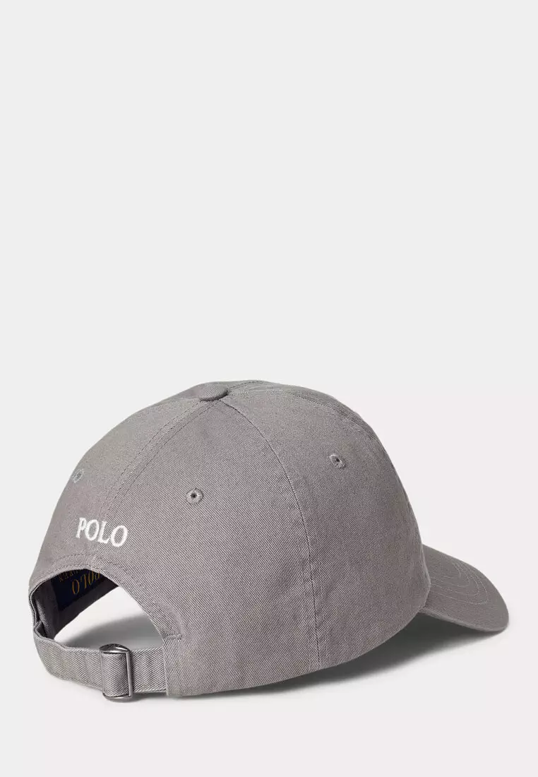 ★ラルフ ローレン★Cotton Chino Ball Cap★Grey Buy Polo Ralph Lauren Cotton Chino Ball Cap 2025 Online | ZALORA