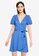 Springfield blue Short Sustainable Viscose Dress 54D3BAAEE695EBGS_1