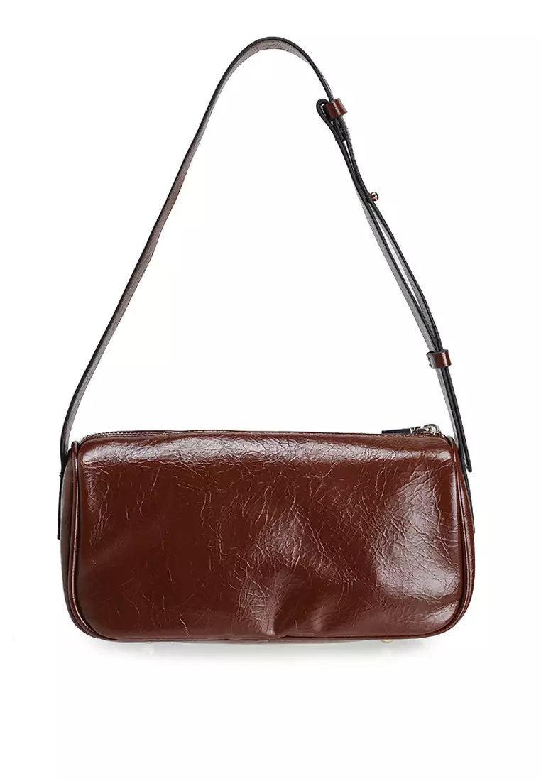 Waldena Small Top Zip Shoulder Bag