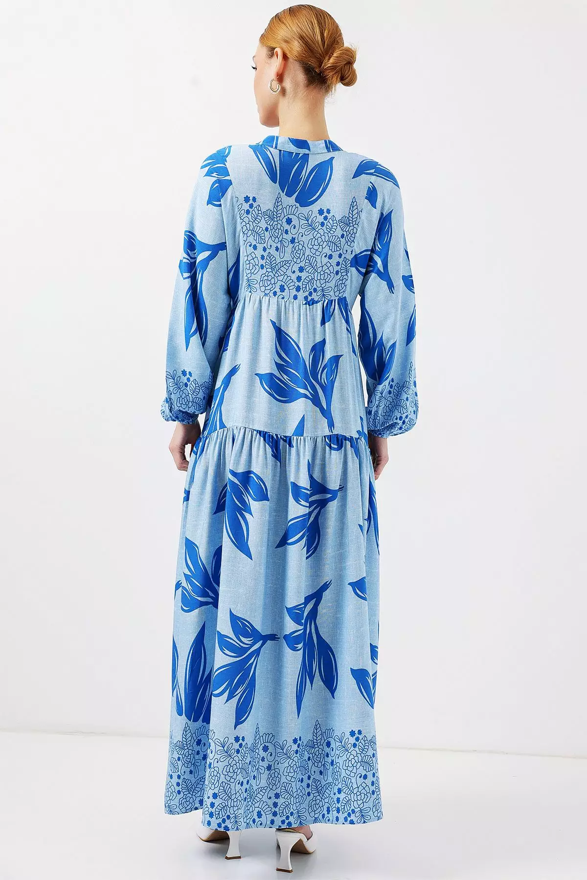 Patterned Modest Dress