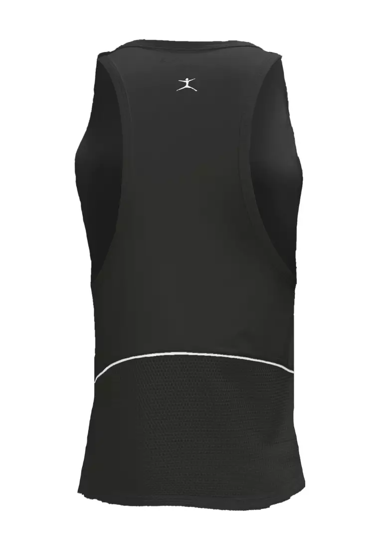Loose Fit Training Tank Top with Reflective Strips Activewear for Women