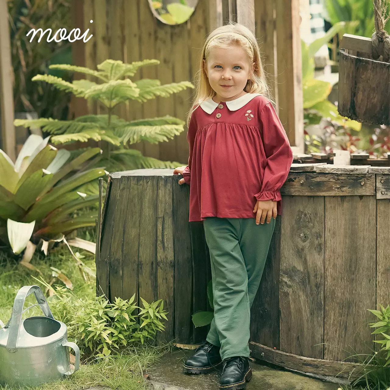 Mooi Celana Panjang Anak Perempuan Abel Skinny Pants - Pink Rose