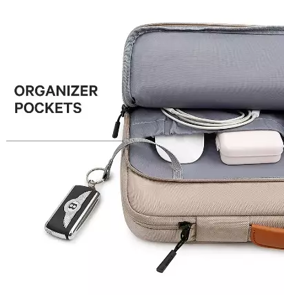 Tas Jinjing Kantor Kerja Laptop Laptop briefcase BANGE BG6802  15.6 inch - Khaki