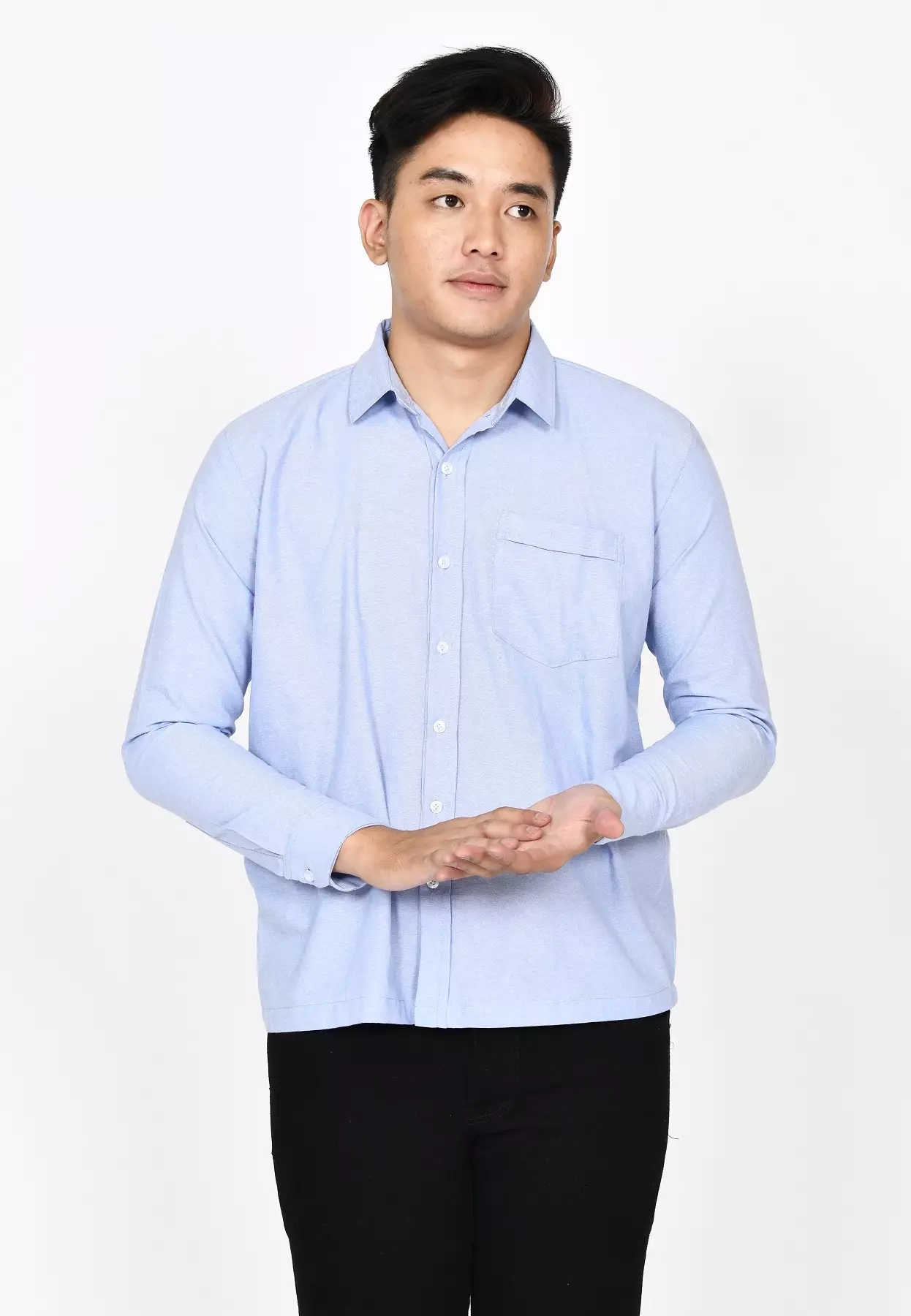 Kemeja Polos L/S James