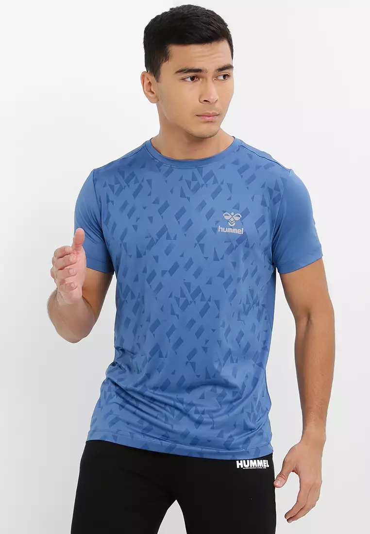 Hummel Unit Short Sleeve T-Shirt Seamless Blue