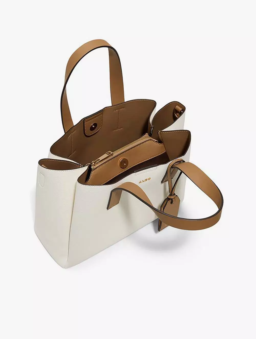 Aldo Akilah Women's Satchel - Beige Combo