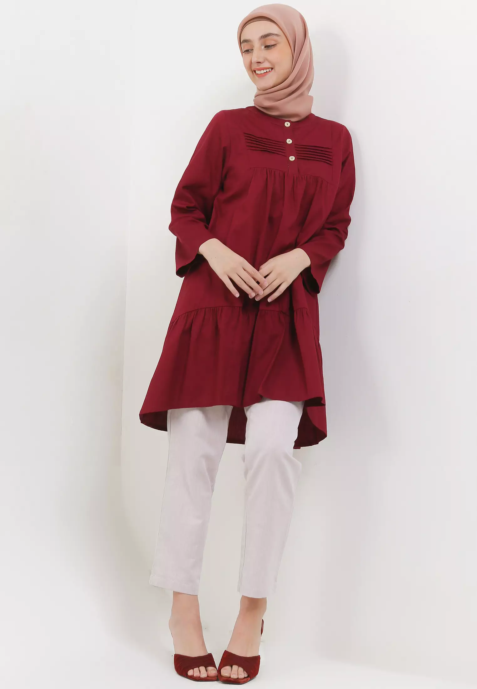 MFMW Daniar Tunik Maroon