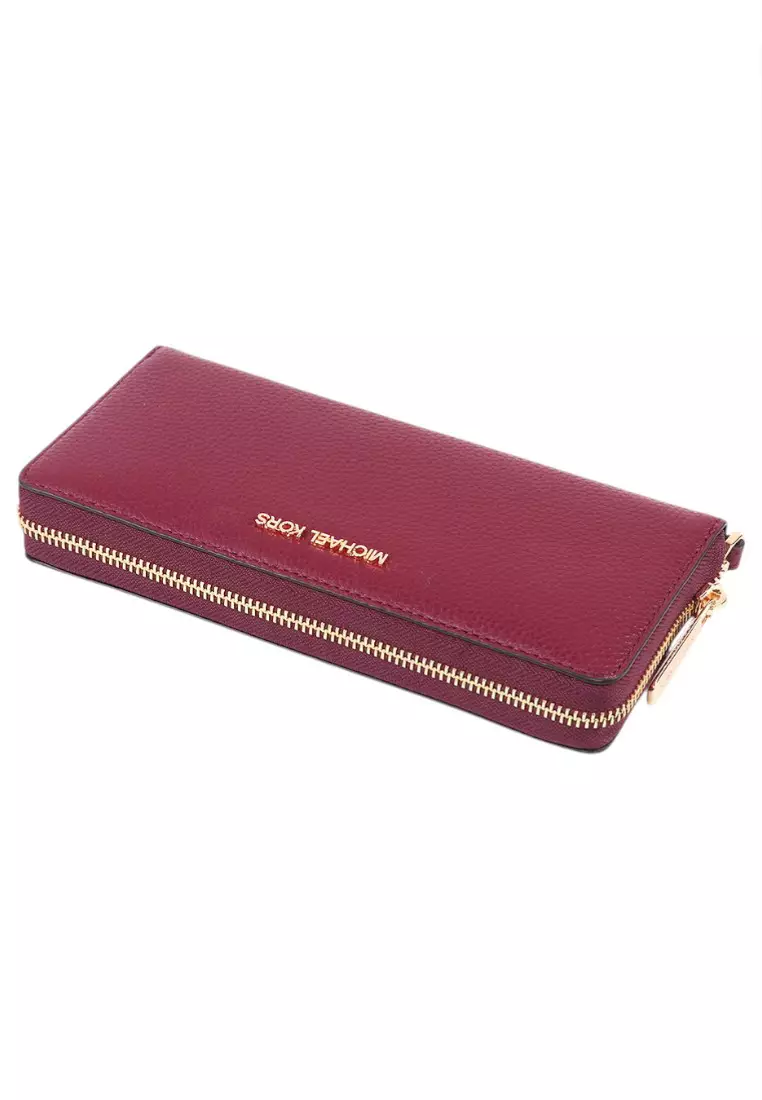 Jet Set Travel Large Continental Wallet - Cherry