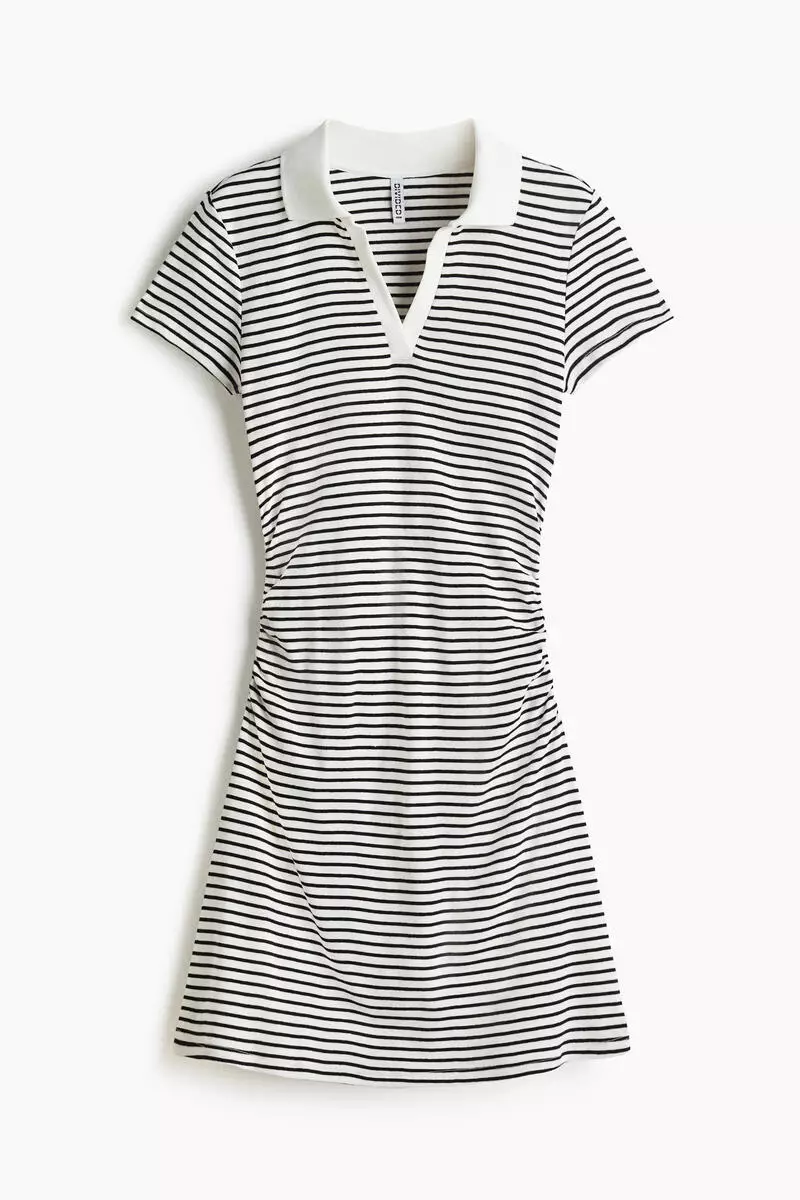 Buy H&M Collared fine-knit dress Online | ZALORA Malaysia