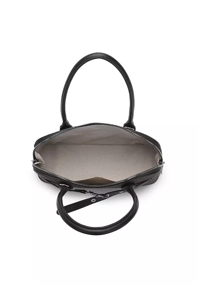 Women's Top Handle Bag / Sling Bag / Crossbody Bag - Black