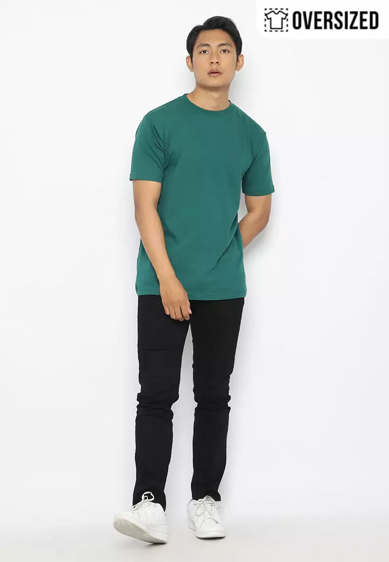 RBJ T-Shirt Cotton Polos Oversized Pria 2079030001