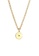 Elli Jewelry white Necklace Plated Round Elegant Diamond 375 Yellow Gold ABC3EAC8A224FEGS_4