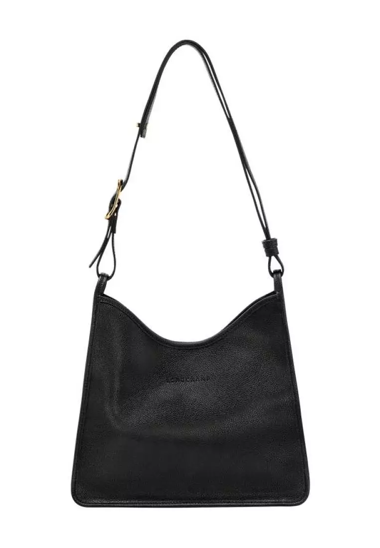 Longchamp Le Foulonne M Hobo Bag Black
