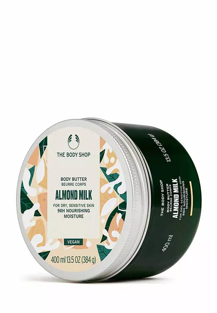 Buy THE BODY SHOP Almond Milk Body Butter 400ml 2024 Online ZALORA